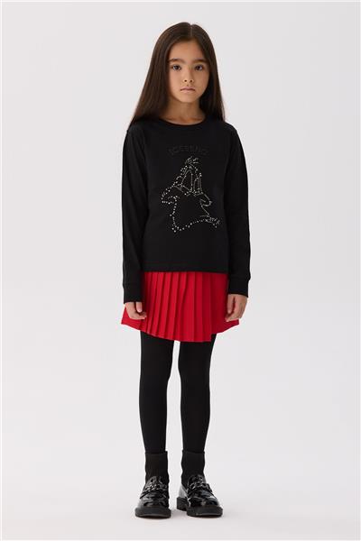 Iceberg Kız Çocuk Siyah T-Shirt