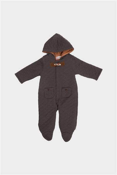 Layette Erkek Bebek Antrasit Tulum