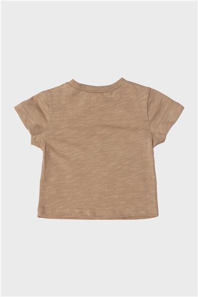 Layette Erkek Bebek Bej T-Shirt