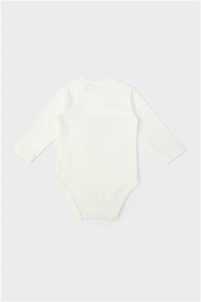 Layette Erkek Bebek Beyaz Body