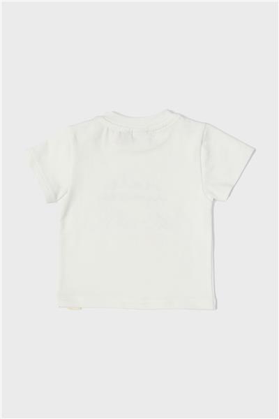 Layette Erkek Bebek Beyaz T-Shirt