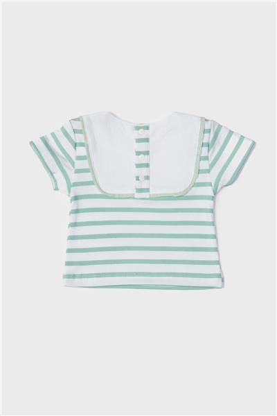 Layette Erkek Bebek Çizgili Body