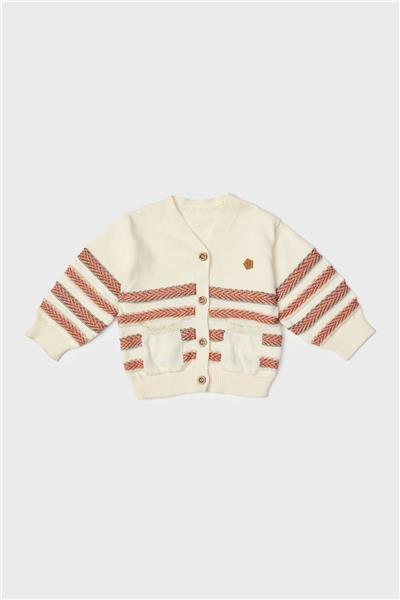 Layette Erkek Bebek Çizgili Hırka
