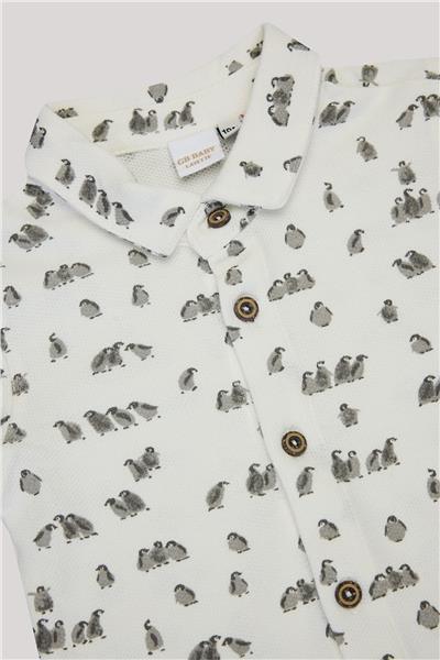 Layette Erkek Bebek Desenli Body