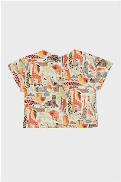 Layette Erkek Bebek Desenli Gömlek