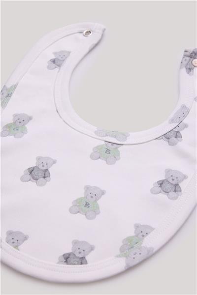Layette Erkek Bebek Desenli Önlük