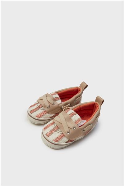 Layette Erkek Bebek Desenli Patik
