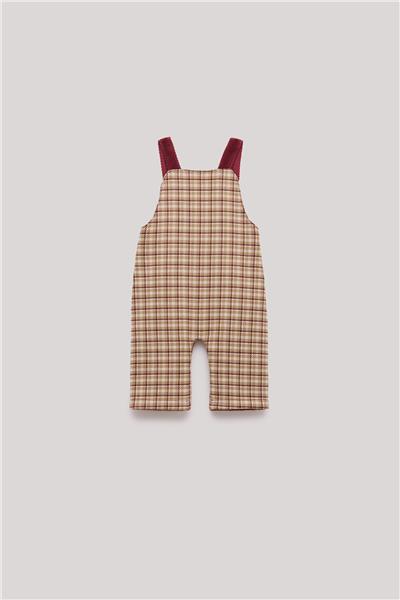 Layette Erkek Bebek Desenli Salopet
