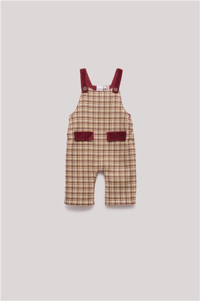 Layette Erkek Bebek Desenli Salopet