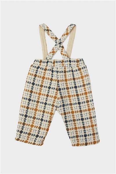 Layette Erkek Bebek Desenli Salopet