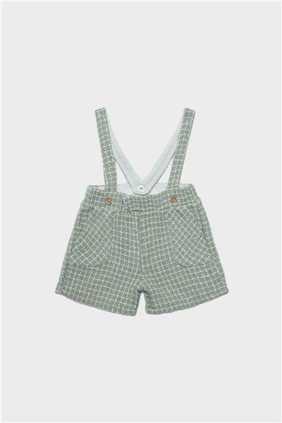 Layette Erkek Bebek Desenli Salopet