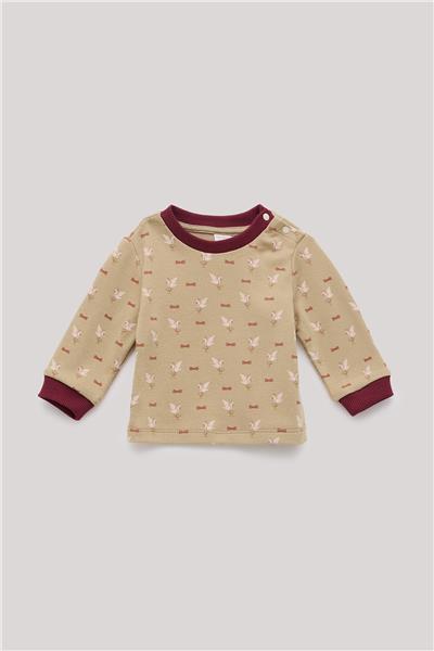 Layette Erkek Bebek Desenli Sweatshirt