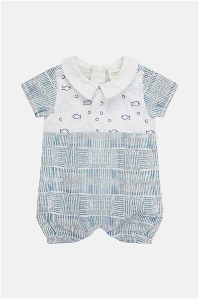 Layette Erkek Bebek Desenli Tulum