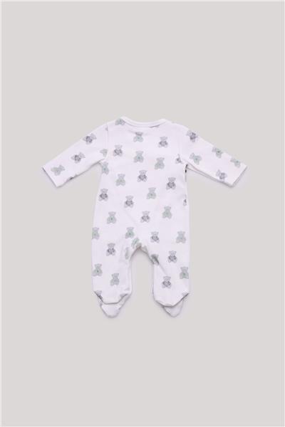 Layette Erkek Bebek Desenli Tulum