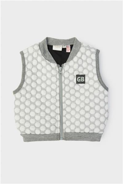 Layette Erkek Bebek Desenli Yelek
