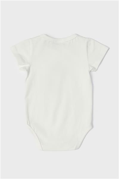 Layette Erkek Bebek Ekru Body
