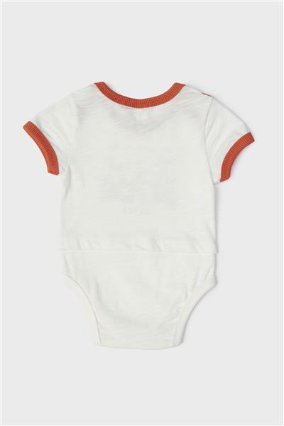 Layette Erkek Bebek Ekru Body