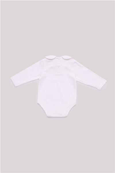 Layette Erkek Bebek Ekru Body