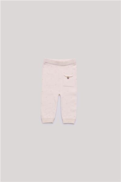 Layette Erkek Bebek Ekru Eşofman Altı