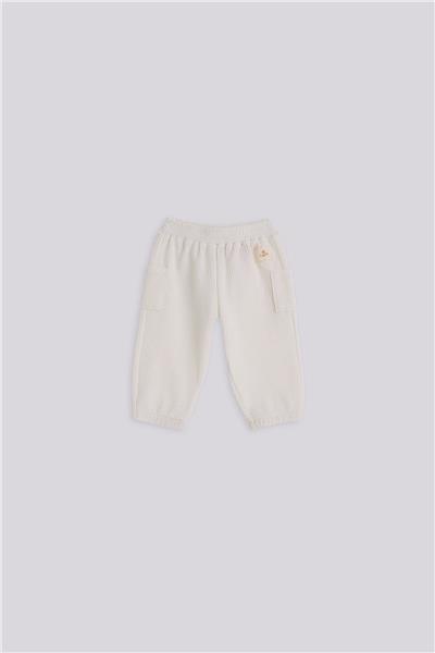 Layette Erkek Bebek Ekru Eşofman AltıLayette Erkek Bebek Ekru Eşofman Altı