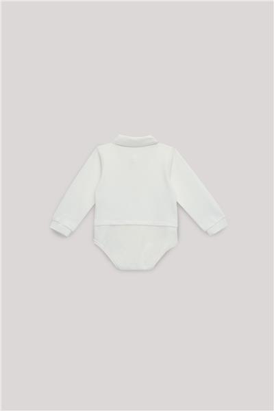 Layette Erkek Bebek Ekru Gömlek