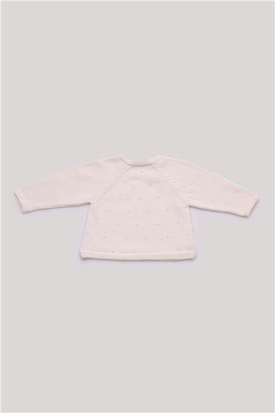 Layette Erkek Bebek Ekru Kazak