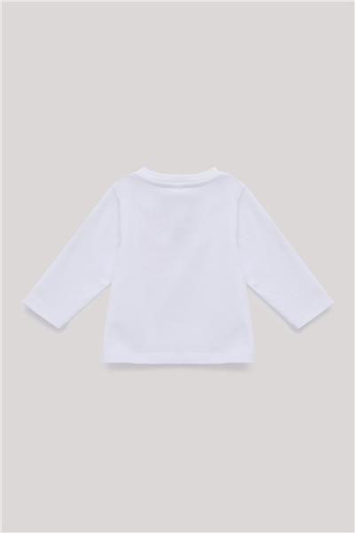 Layette Erkek Bebek Ekru T-Shirt