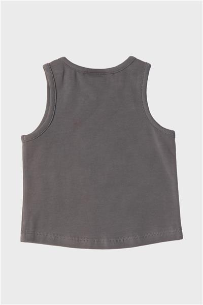 Layette Erkek Bebek Gri Atlet