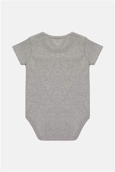 Layette Erkek Bebek Gri Body