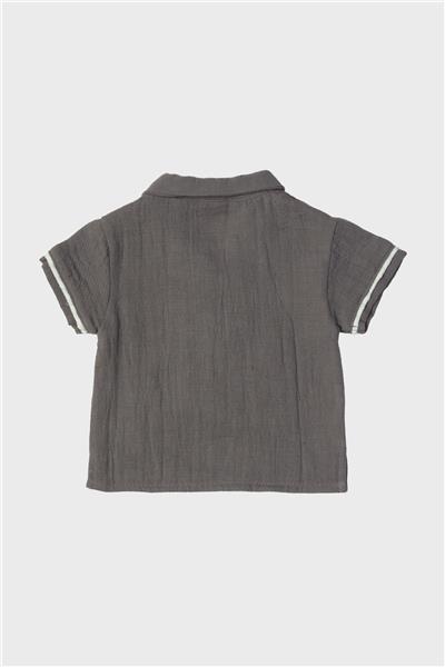 Layette Erkek Bebek Gri T-Shirt