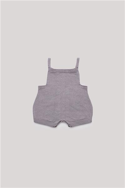 Layette Erkek Bebek Gri Tulum