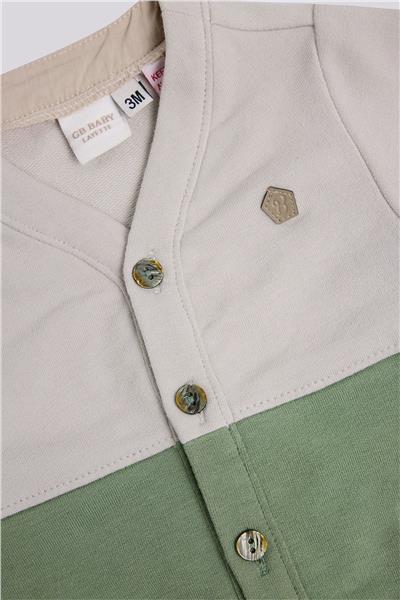 Layette Erkek Bebek Renkli Eşofman ÜstüLayette Erkek Bebek Renkli Eşofman Üstü