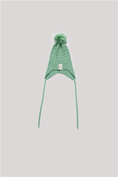 Layette Erkek Bebek Yeşil Bere