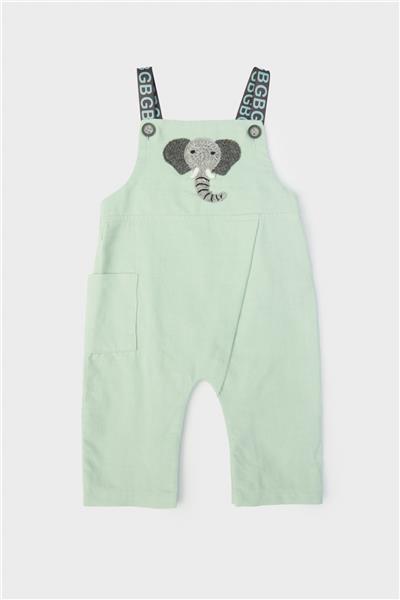 Layette Erkek Bebek Yeşil Salopet