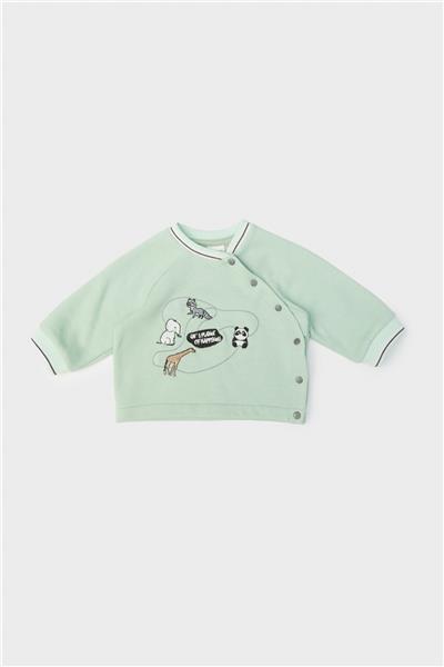 Layette Erkek Bebek Yeşil Sweatshirt