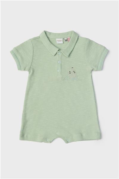 Layette Erkek Bebek Yeşil Tulum