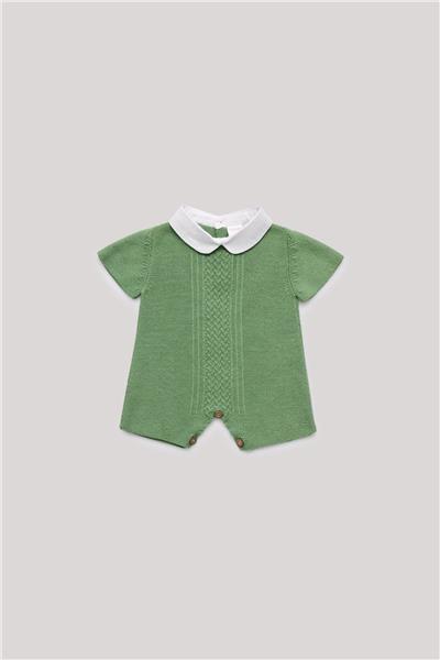 Layette Erkek Bebek Yeşil Tulum