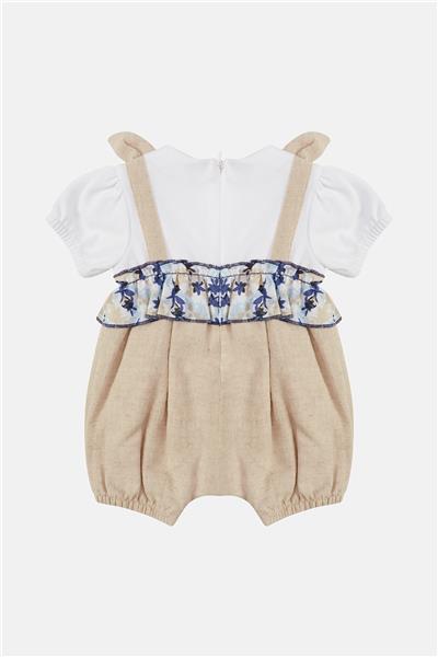Layette Kız Bebek Bej Tulum