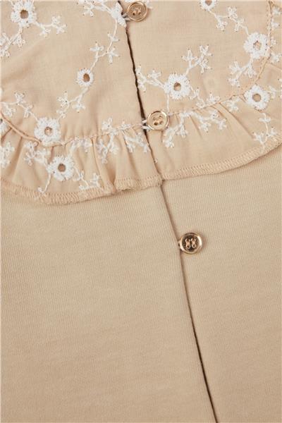 Layette Kız Bebek Bej Yelek