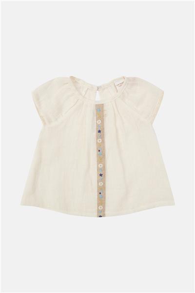 Layette Kız Bebek Beyaz Bluz