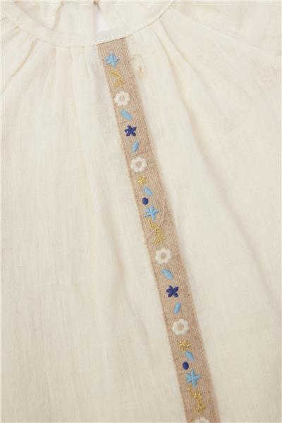 Layette Kız Bebek Beyaz Bluz