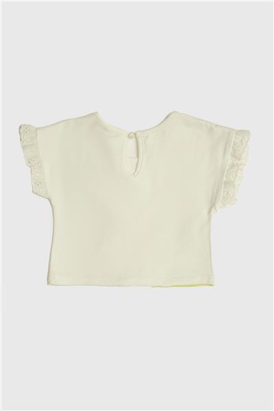 Layette Kız Bebek Beyaz T-Shirt