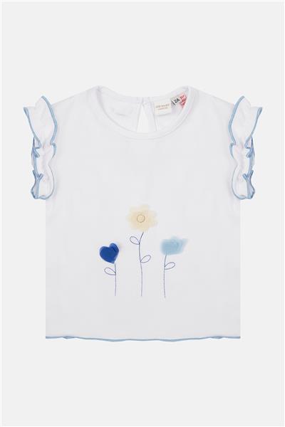 Layette Kız Bebek Beyaz Tshirt