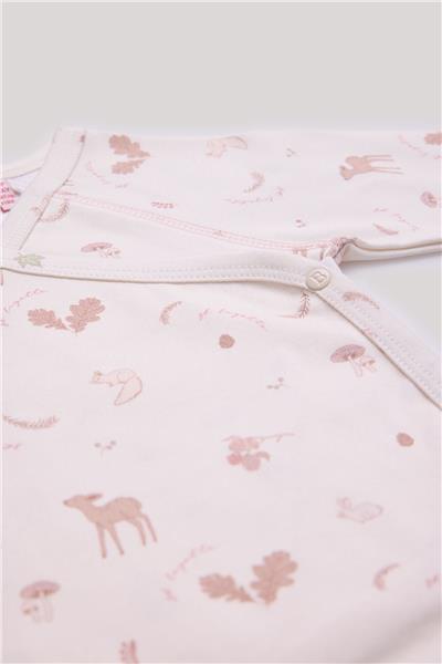 Layette Kız Bebek Desenli Body