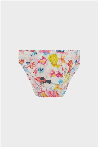 Layette Kız Bebek Desenli Elbise
