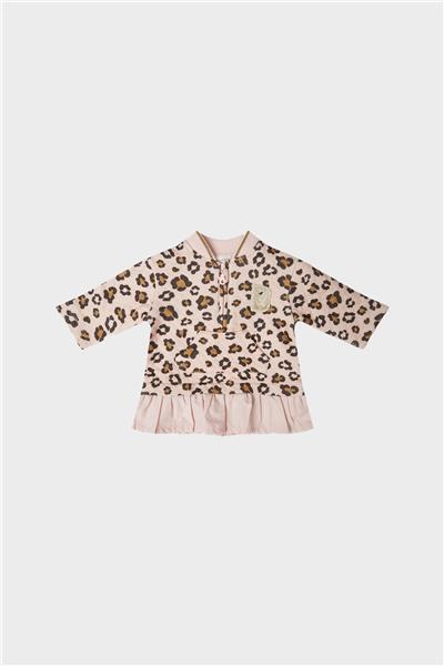 Layette Kız Bebek Desenli Elbise