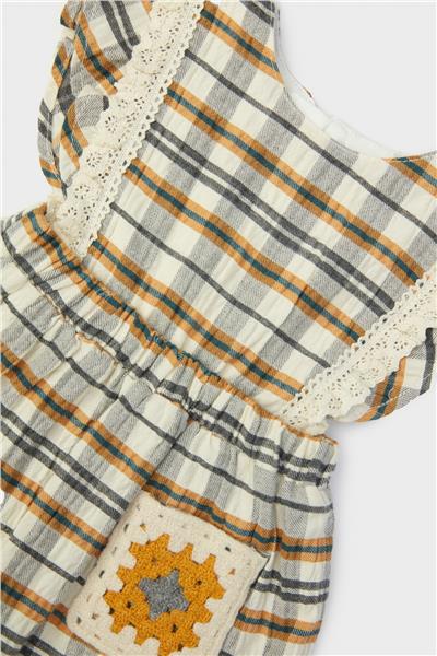 Layette Kız Bebek Desenli Elbise