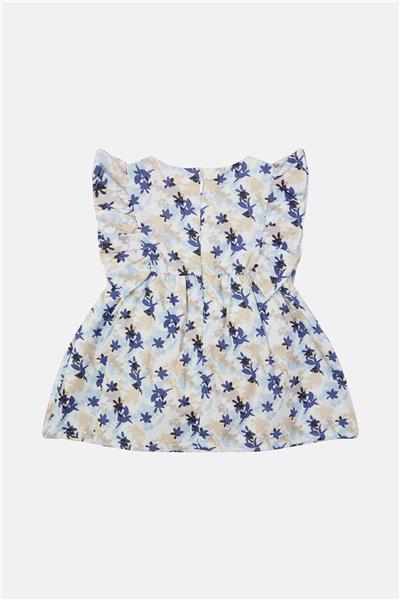 Layette Kız Bebek Desenli Elbise