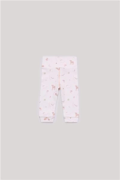 Layette Kız Bebek Desenli Eşofman Altı