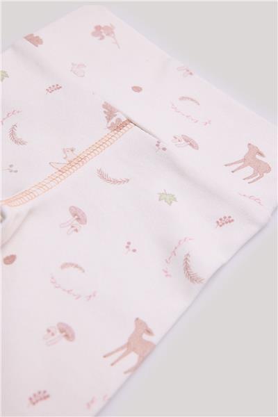 Layette Kız Bebek Desenli Eşofman Altı